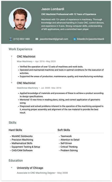 cnc machine mechanical maintenance engineer resume|cnc resume examples.